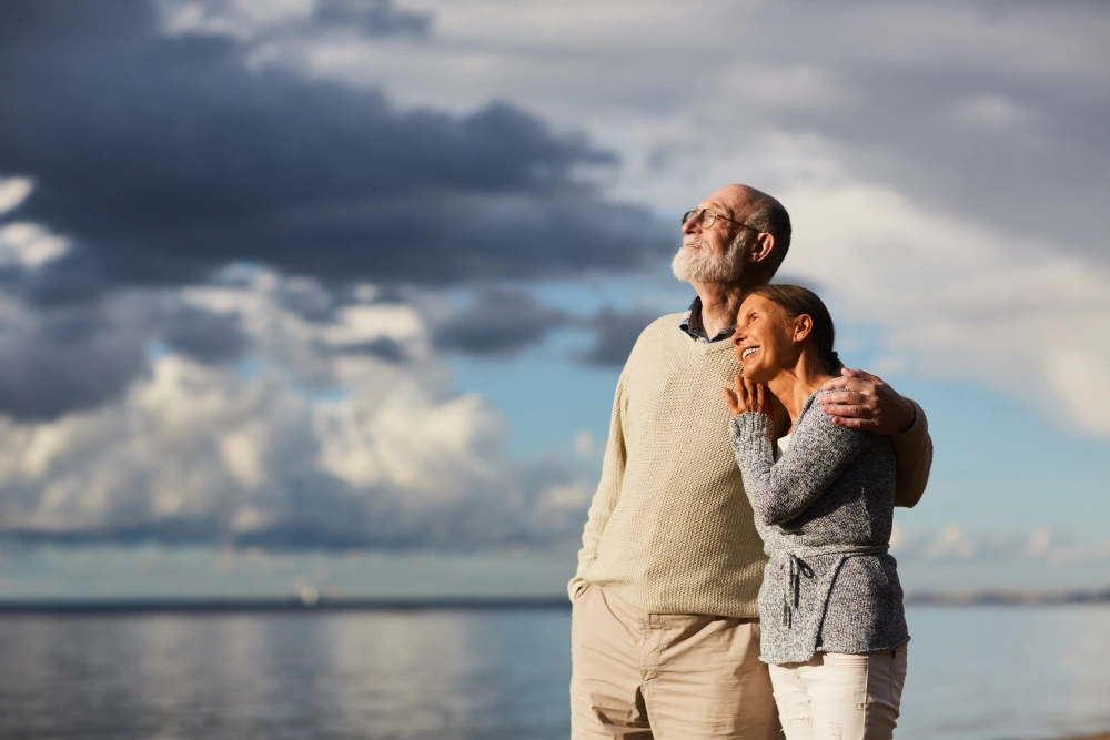 Chiropractor providing gentle care to senior patient
